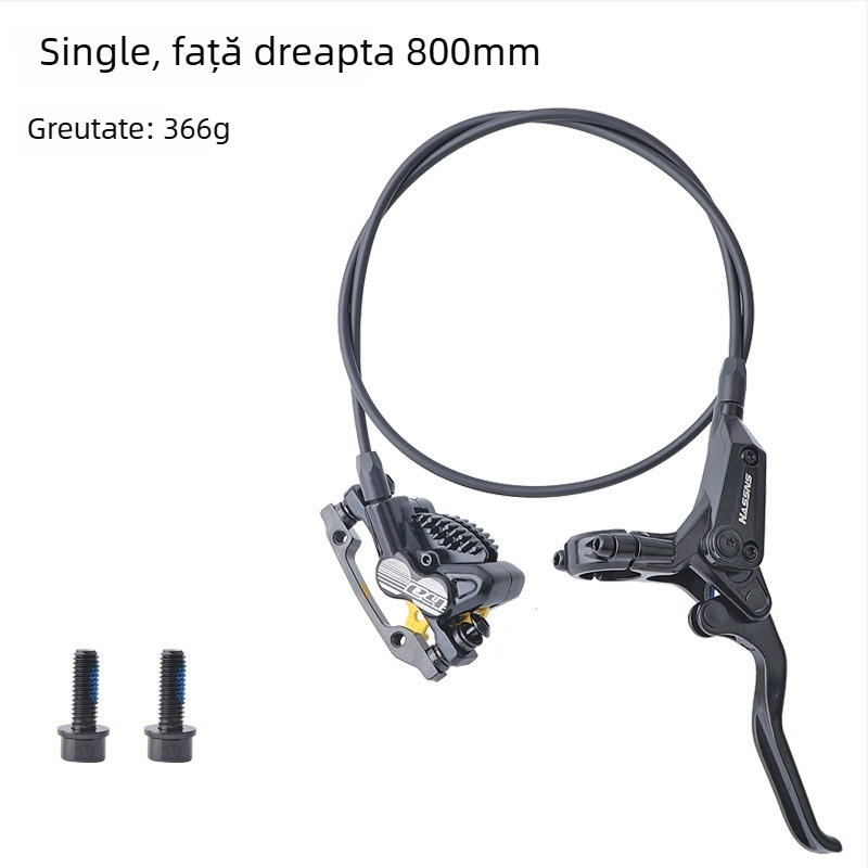 Manetă de frână pentru bicicletă de munte, frână hidraulică pe disc E4, răcire, patru pistoane