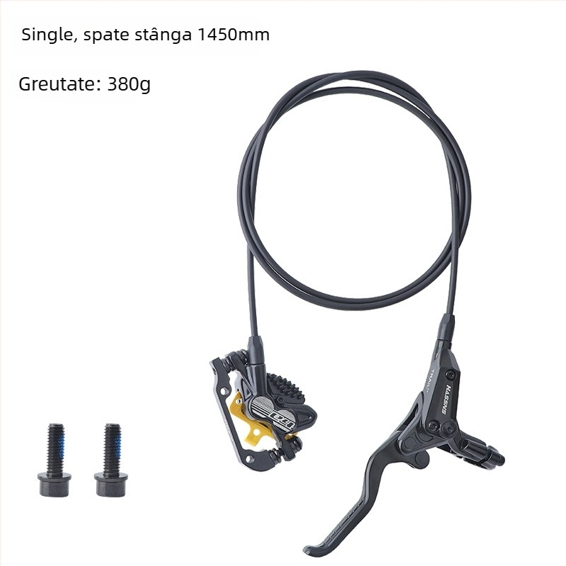 Manetă de frână pentru bicicletă de munte, frână hidraulică pe disc E4, răcire, patru pistoane