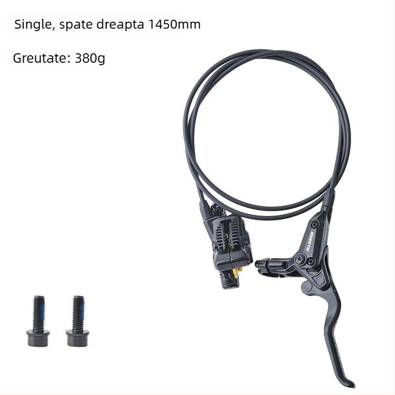 Manetă de frână pentru bicicletă de munte, frână hidraulică pe disc E4, răcire, patru pistoane