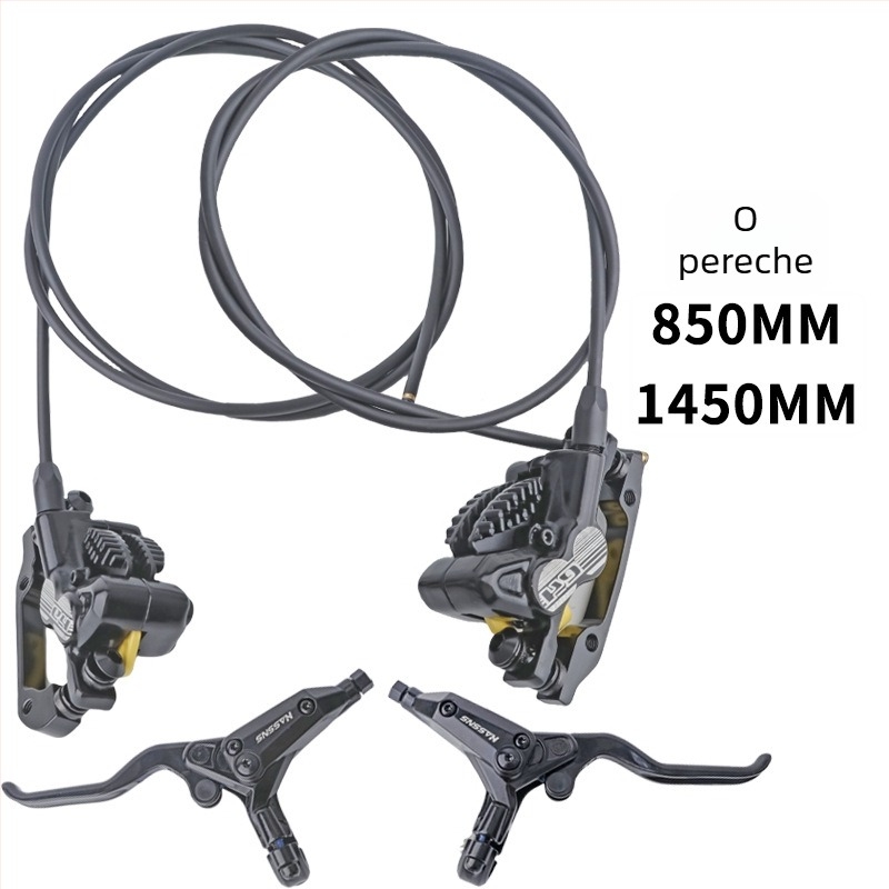 Manetă de frână pentru bicicletă de munte, frână hidraulică pe disc E4, răcire, patru pistoane