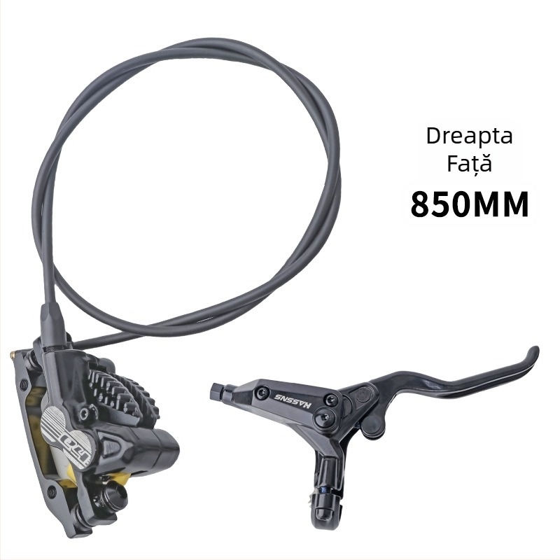 Manetă de frână pentru bicicletă de munte, frână hidraulică pe disc E4, răcire, patru pistoane