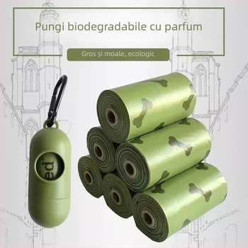 Set de pungi pentru fecale de câine și lopățică, construcție din plastic, brand Friendly