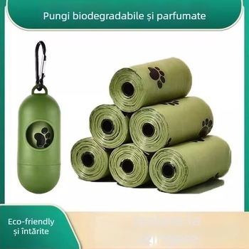 Set de pungi pentru fecale de câine și lopățică, construcție din plastic, brand Friendly