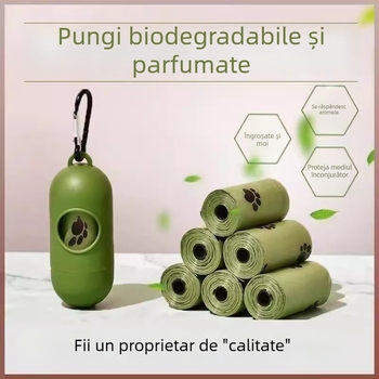 Set de pungi pentru fecale de câine și lopățică, construcție din plastic, brand Friendly