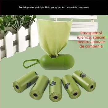 Set de pungi pentru fecale de câine și lopățică, construcție din plastic, brand Friendly