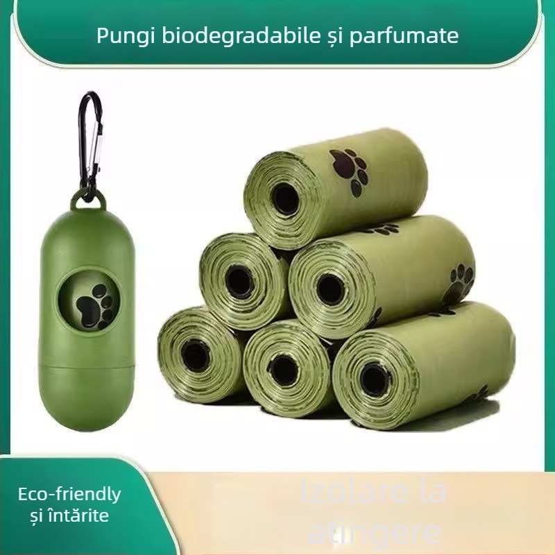 Set de pungi pentru fecale de câine și lopățică, construcție din plastic, brand Friendly