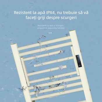 Suport de prosoape electric pliabil (încălzire completă, încălzire din fibră de carbon, temporizare inteligentă, control prin aplicație, uscare și dezumidificare)