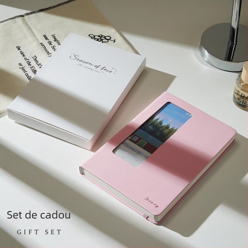 Bloc-notes cu husă PU, legare cu foi detașabile, hârtie Dowling 100 g/m², 200–300 pagini, stil birou de afaceri