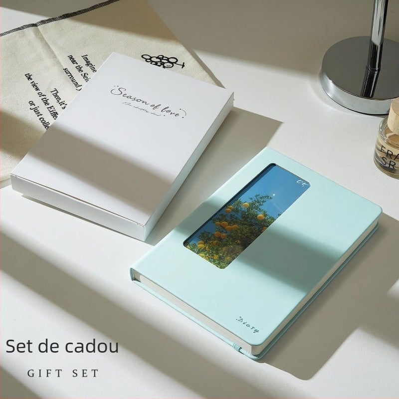 Bloc-notes cu husă PU, legare cu foi detașabile, hârtie Dowling 100 g/m², 200–300 pagini, stil birou de afaceri