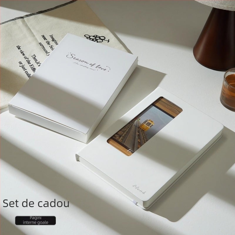 Bloc-notes cu husă PU, legare cu foi detașabile, hârtie Dowling 100 g/m², 200–300 pagini, stil birou de afaceri