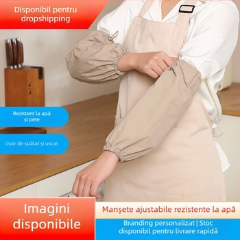 Mâneci de bucătărie pentru femei din poliester – impermeabile, anti-murdărire, lungi, cu mâneată reglabilă