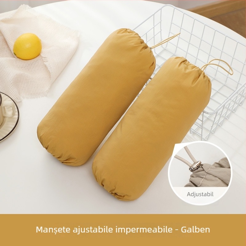 Mâneci de bucătărie pentru femei din poliester – impermeabile, anti-murdărire, lungi, cu mâneată reglabilă