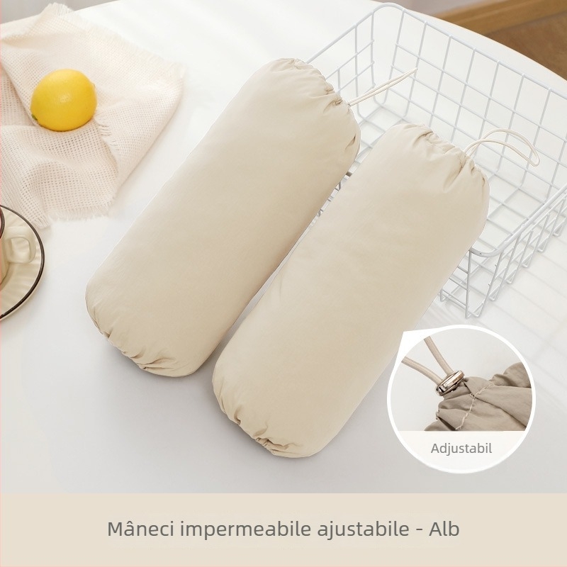 Mâneci de bucătărie pentru femei din poliester – impermeabile, anti-murdărire, lungi, cu mâneată reglabilă