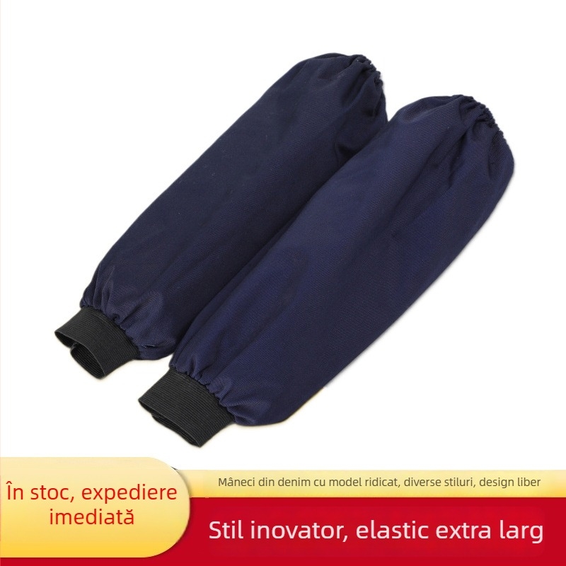 Mâneci din denim, impermeabile, pentru adulți, stil modern simplu