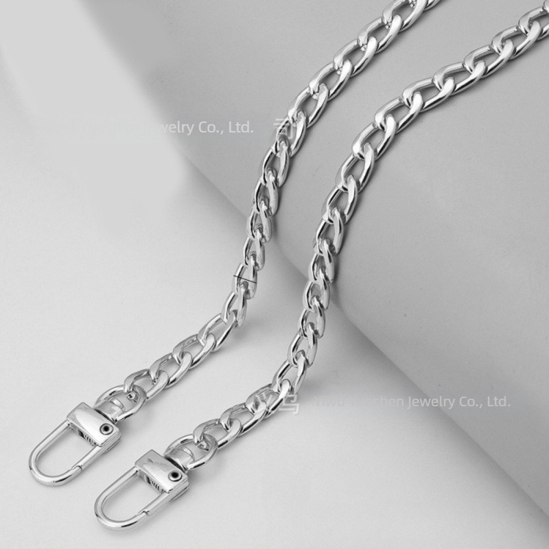 Lanț de umăr pentru genți – detașabil, extensibil, din aluminiu, electroplacat