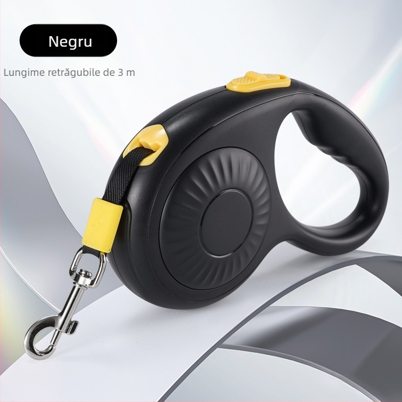 Lesă pentru câini, retractabilă automată | Material ABS | Sour Bear | Cutie 100 buc
