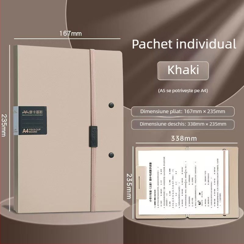 Dosar din plastic cu un singur clemă, vertical pentru documente, lățime spate aproximativ 167 mm