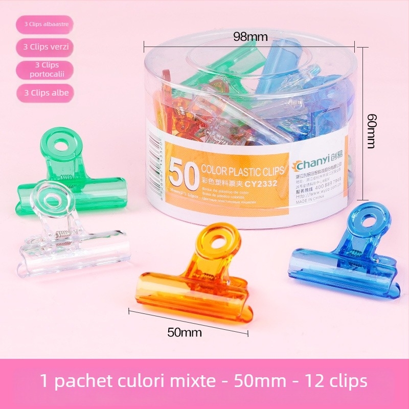 Chuangyi CY2331 Suport pentru bilete din plastic - Ambalare în cilindru de plastic