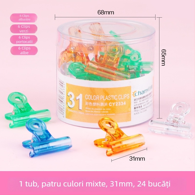 Chuangyi CY2331 Suport pentru bilete din plastic - Ambalare în cilindru de plastic