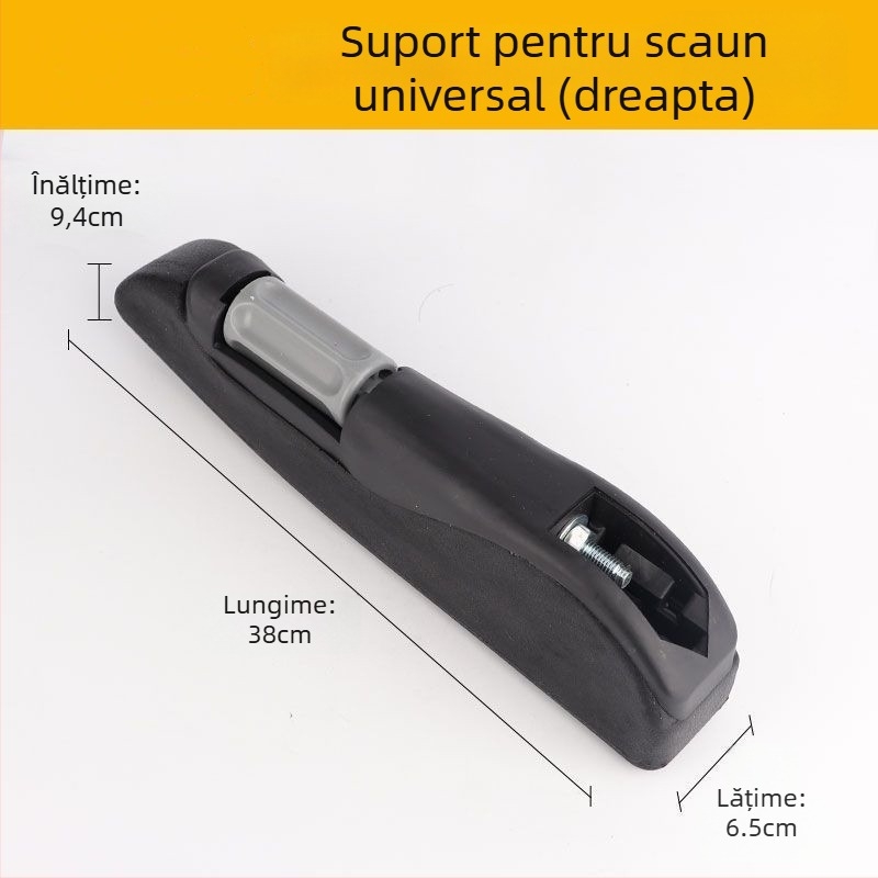 Kit scaun cabină excavator cu suport pentru cot, husă scaun și mănuși pentru brațul de sprijin, compatibil Komatsu și SANY