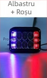 Lampă de lucru LED cu trei fețe pentru autoturisme - 36W, 3000lm, 9-36V, aluminiu