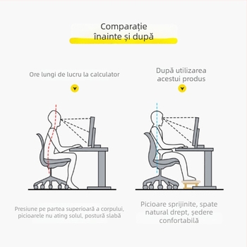 Taburet pentru picioare din lemn, stil japonez, multifuncțional, pentru copii, adulți și persoane în vârstă