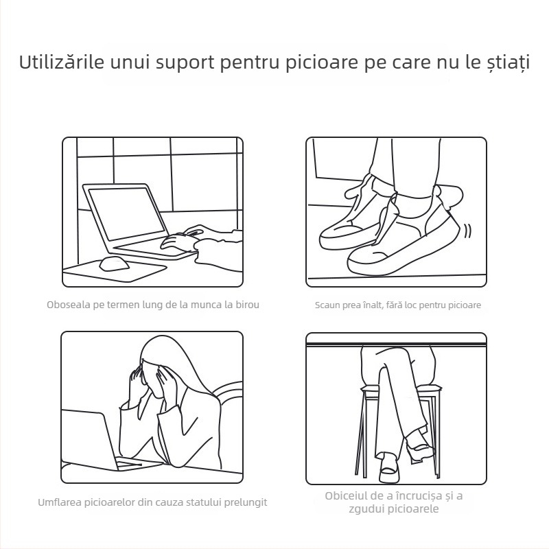 Taburet pentru picioare din lemn, stil japonez, multifuncțional, pentru copii, adulți și persoane în vârstă