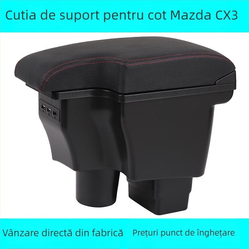 Cutie centrală a cotierelor Mazda CX-3 | Plastic | 2,2 kg | Personalizare disponibilă