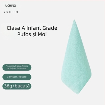 Uchino prosop din bumbac – 32s fire, țesătură cut velvet, greutate 200 g+, delicat cu pielea și absorbant