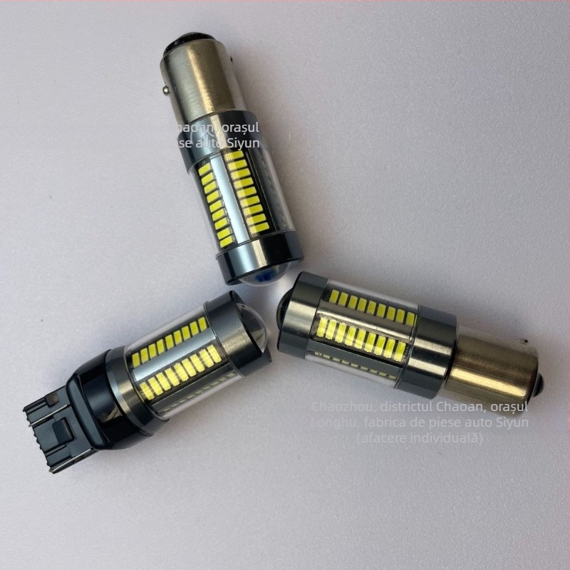 Lumina de frână pentru mașină, model 11561157 7443, LED 4014, 12V, 15W