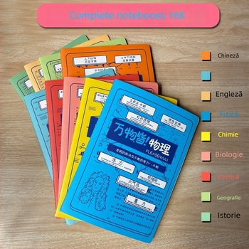 Caiet Rainbow Age, 50–100 pagini, legat cu ață, hârtie cu greutate 1.35 Nevin, copertă de hârtie