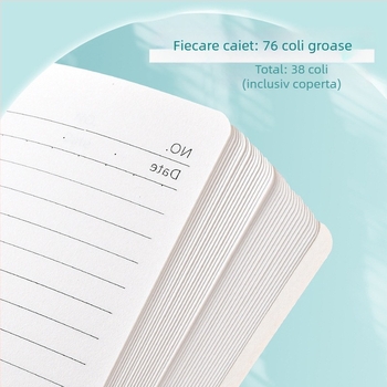 Caiet Rainbow Age, 50–100 pagini, legat cu ață, hârtie cu greutate 1.35 Nevin, copertă de hârtie