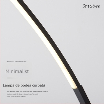 Lampă de podea cu lumină LED, stil nordic, abajur din fier, suprafață de iluminare 10-15 m², 220V