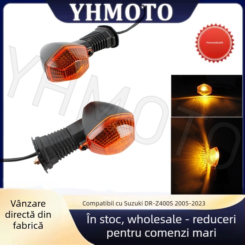 Lampa de semnalizare pentru motocicletă Suzuki DRZ400 S/SM DR-Z 400S 400SM 2023, YHMOTO TSL-005-OR