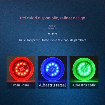 Lumina posterioară pentru cască de bicicletă cu clemă și curea – Fire Wolf, etichetă privată licențiată, personalizare disponibilă.