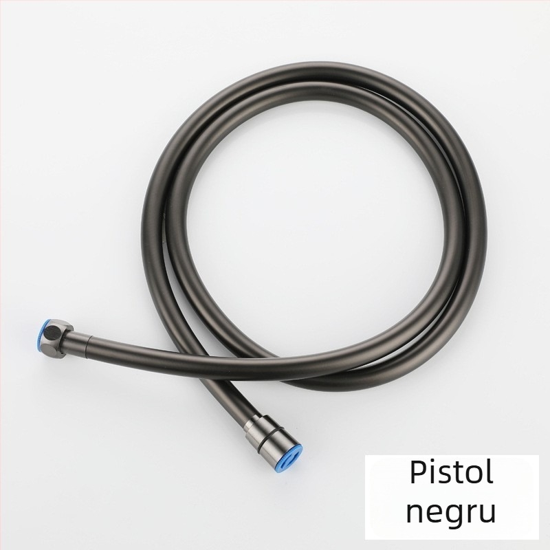 Furtun de duș PVC, 2.5 MPa, 80°C, Conector din oțel inoxidabil, Model BANNR013, Montaj expus