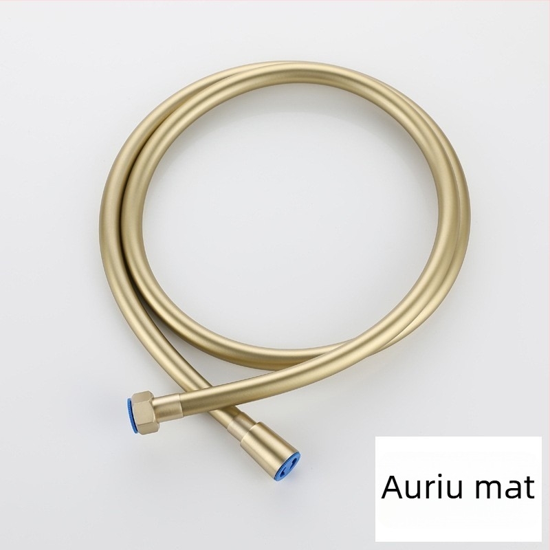 Furtun de duș PVC, 2.5 MPa, 80°C, Conector din oțel inoxidabil, Model BANNR013, Montaj expus