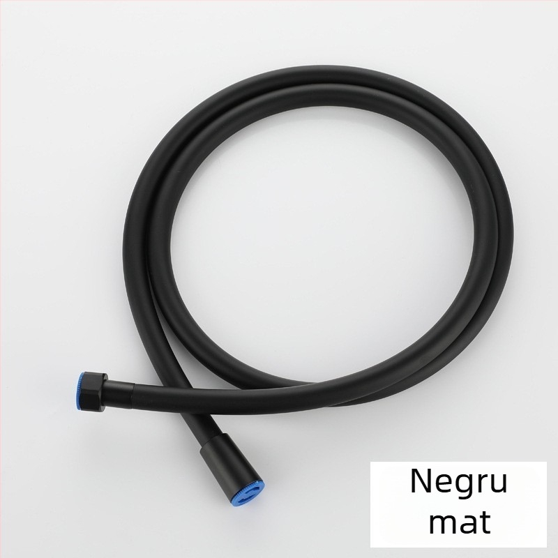 Furtun de duș PVC, 2.5 MPa, 80°C, Conector din oțel inoxidabil, Model BANNR013, Montaj expus