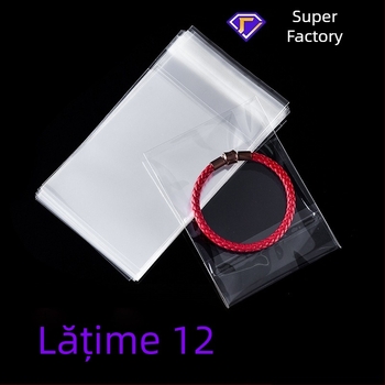 Pungă transparentă de plastic pentru ambalare, autoadezivă, material îngroșat pentru ambalarea cadourilor, imprimare logo, material nou — Qinyun packaging