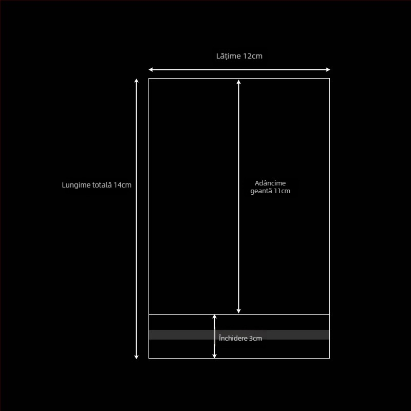 Pungă transparentă de plastic pentru ambalare, autoadezivă, material îngroșat pentru ambalarea cadourilor, imprimare logo, material nou — Qinyun packaging