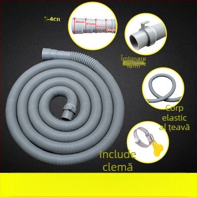 Extensie universală a furtunului de alimentare cu apă pentru mașina de spălat și pentru mașina de gheață, material PU, modelul 056, brand Water refreshing heart, stil Modern simplicity