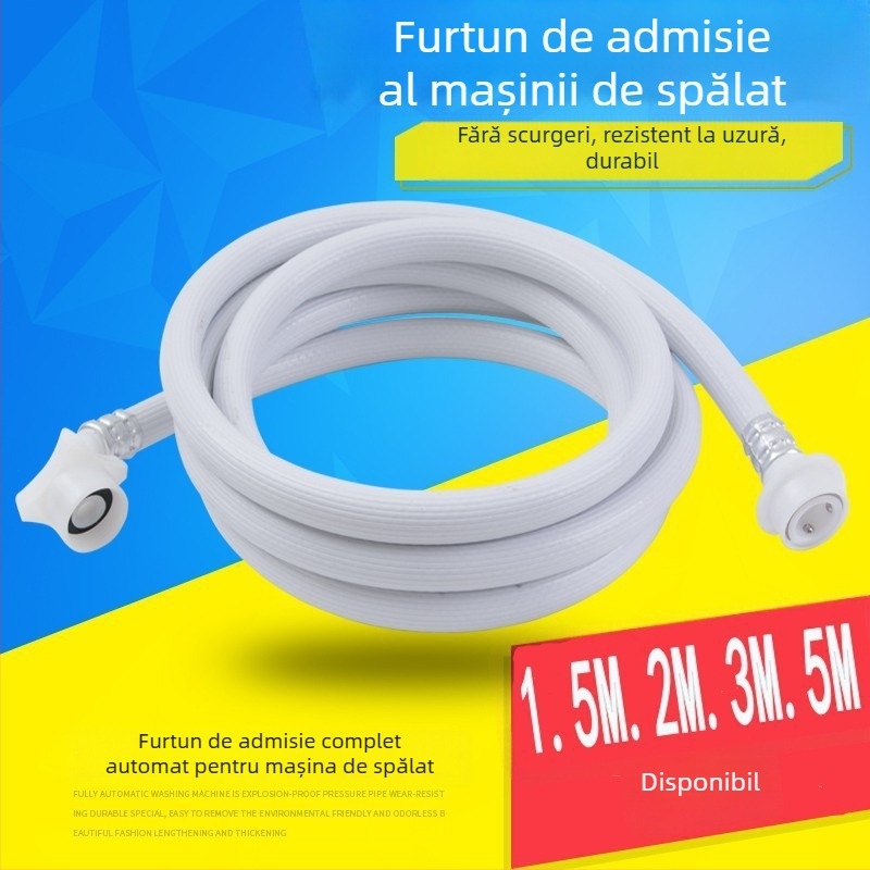 Extensie universală a furtunului de alimentare cu apă pentru mașina de spălat și pentru mașina de gheață, material PU, modelul 056, brand Water refreshing heart, stil Modern simplicity