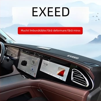 Pad decor interior din piele pentru consola centrală și bord, protecție solară • Material: Piele • Personalizare: Nu • Brand: Altul