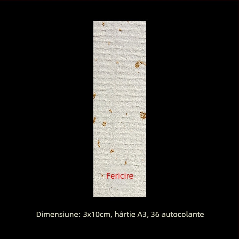 Set etichete albe pentru scriere de mână – hârtie acoperită, dimensiuni variate, autocolante, personalizabile