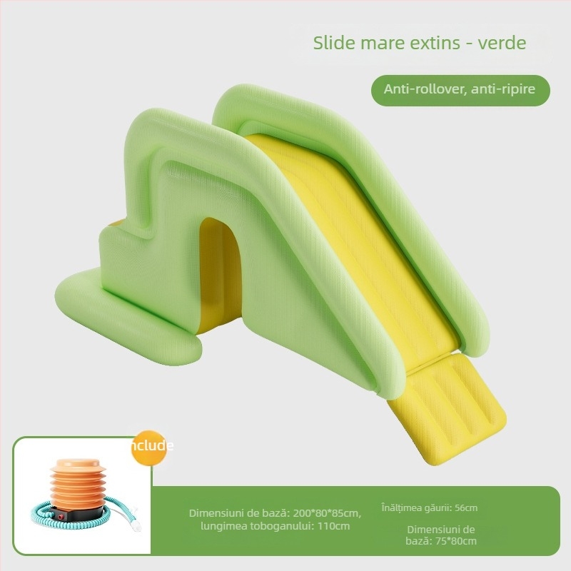 Slide gonflabil pentru piscină – anti-răsturnare, PVC, brand Mumu Fish, model Inflatable Slide, potrivit pentru divertisment la locație și sporturi de înot