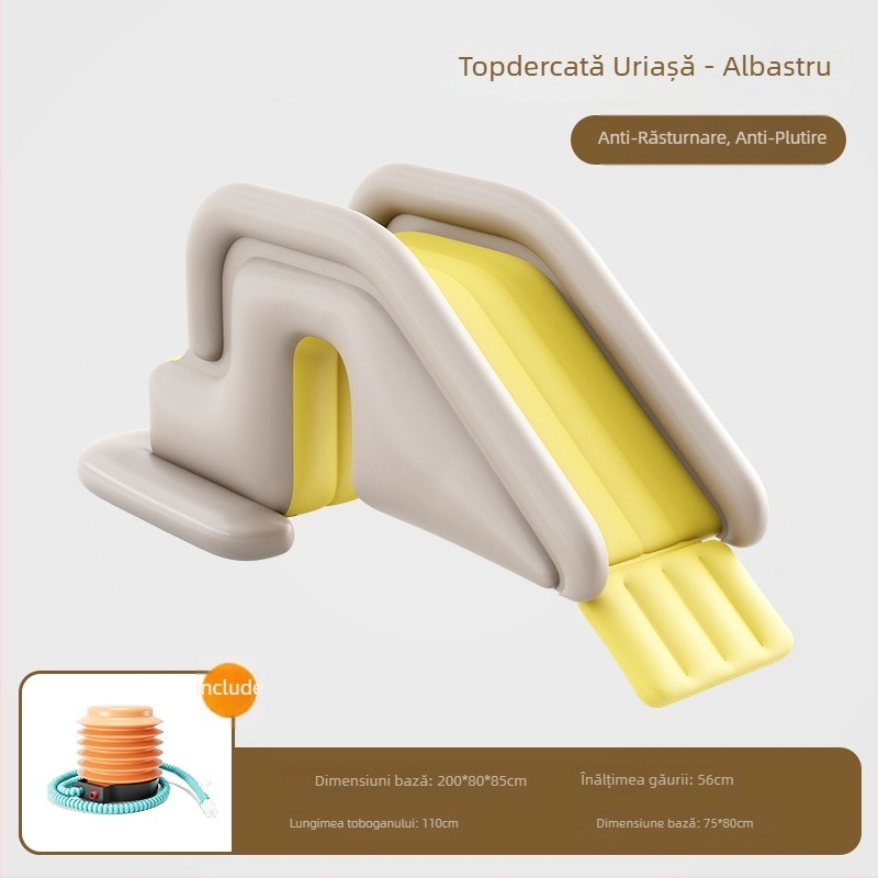 Slide gonflabil pentru piscină – anti-răsturnare, PVC, brand Mumu Fish, model Inflatable Slide, potrivit pentru divertisment la locație și sporturi de înot