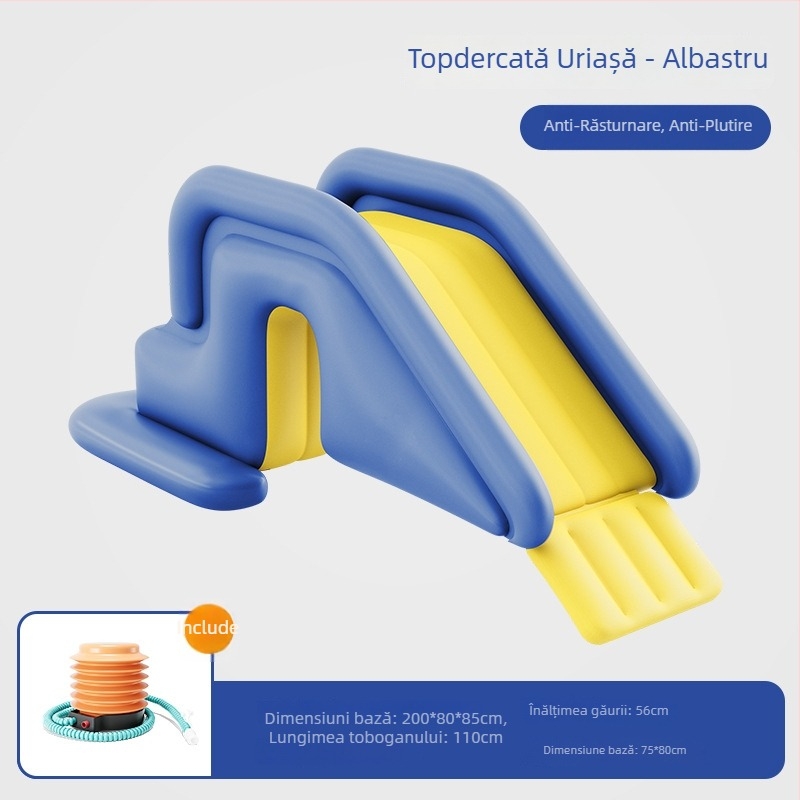 Slide gonflabil pentru piscină – anti-răsturnare, PVC, brand Mumu Fish, model Inflatable Slide, potrivit pentru divertisment la locație și sporturi de înot