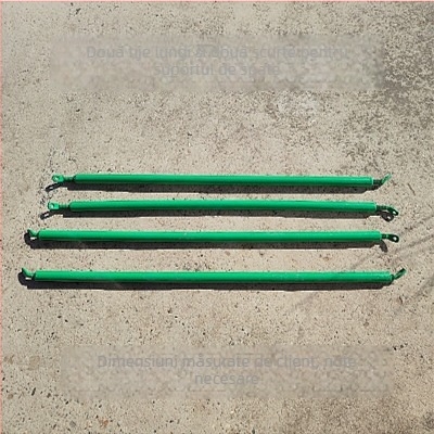 Accesorii montaj panou baschet: conexiune cu tijă șurub și tijă cablu reglabilă — 1 kg