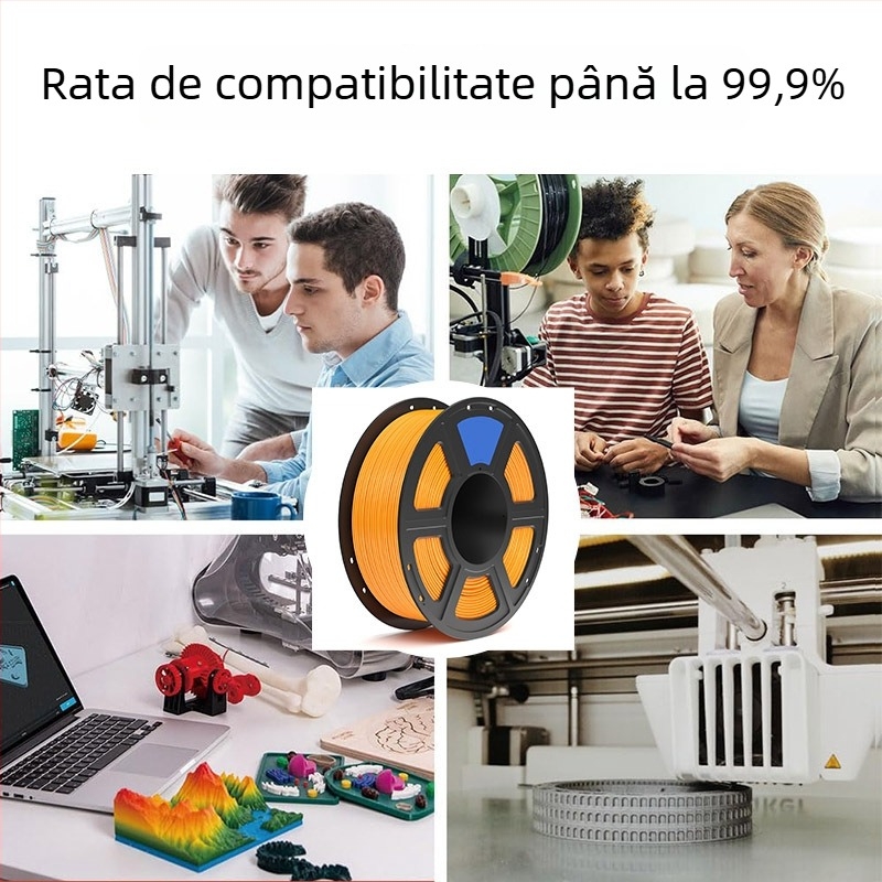 Filament PLA pentru imprimantă 3D, Coridi, lungime 330 m, densitate 1,25 g/cm³