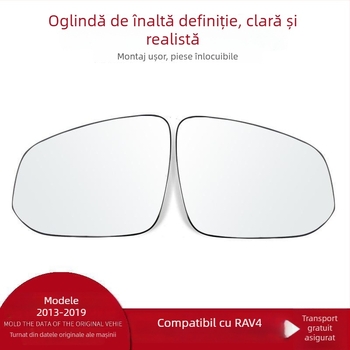 Carcasă exterioară oglindă retrovizoare pentru Toyota RAV4, stânga și dreapta, cu ramă semnalizator, material PC